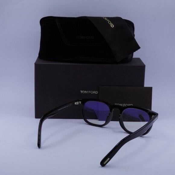 Tom Ford FT5930-D-B 052 Square Eyeglasses - Dark Havana 52mm - Picture 3 of 9